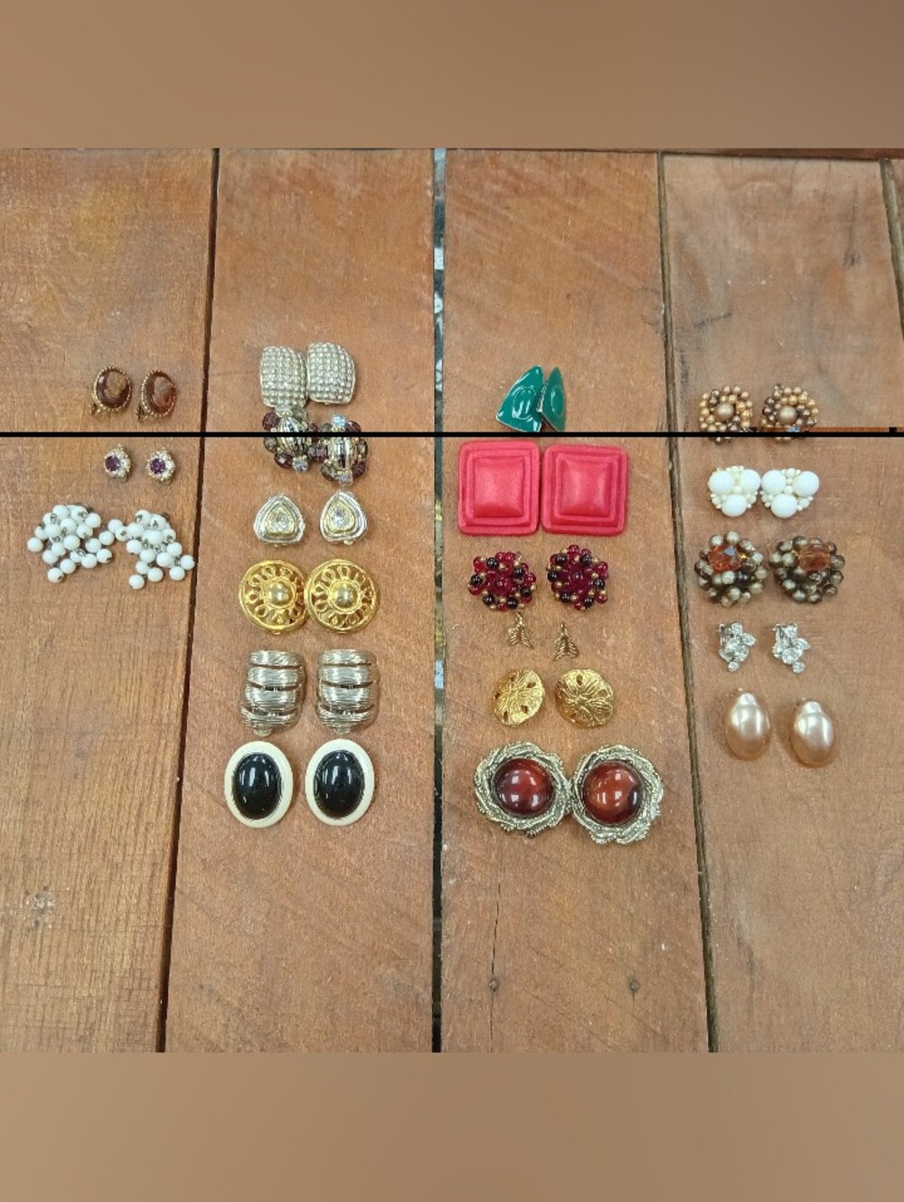 Mixed Women’s Clip-On Earrings Set – Multi-Color And Varying Ages